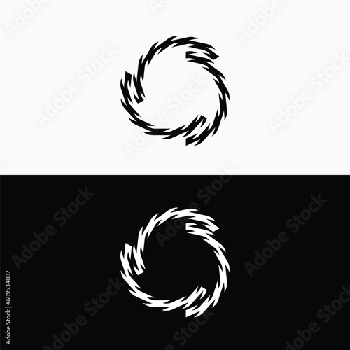 Fototapeta Naklejka Na Ścianę i Meble -  Circle vector logo template design . Circle icon illustration