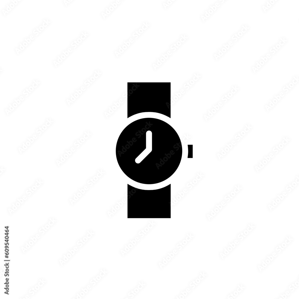 Fashion Hand Watch Solid Icon Fashion Hand Watch Solid Icon
