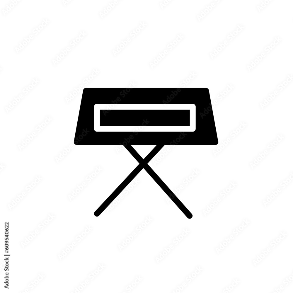 Iron Board Laundry Solid Icon Iron Board Laundry Solid Icon
