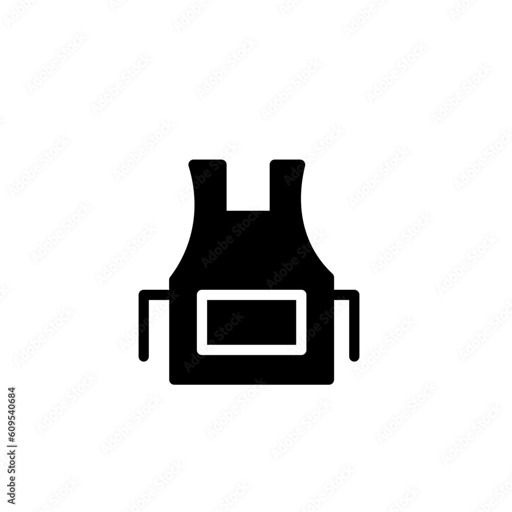 Apron Cloth Stitch Solid Icon Apron Cloth Stitch Solid Icon
