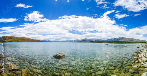 Southern Hemisphere Lake Panorama