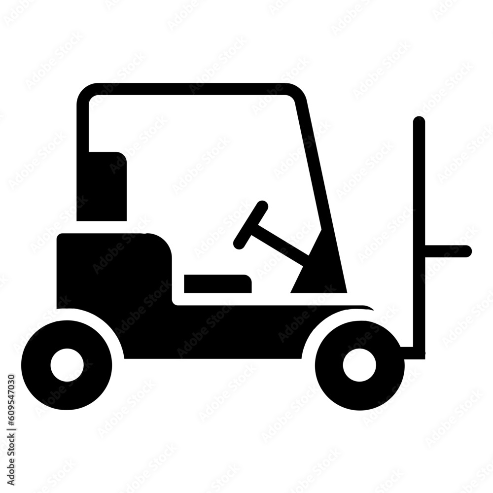 forklift truck icon forklift truck icon