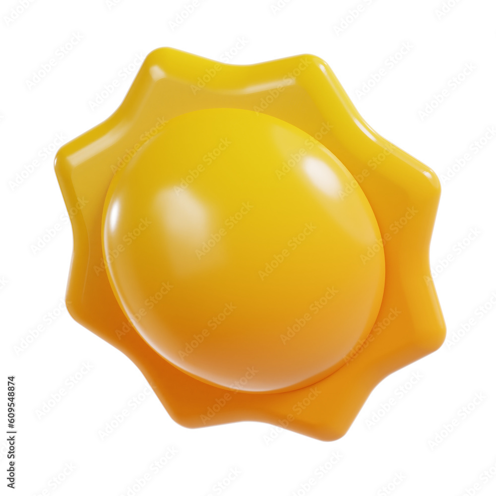 sunny day 3d render icon illustration, transparent background, summer season sunny day 3d render icon illustration, transparent background, summer season