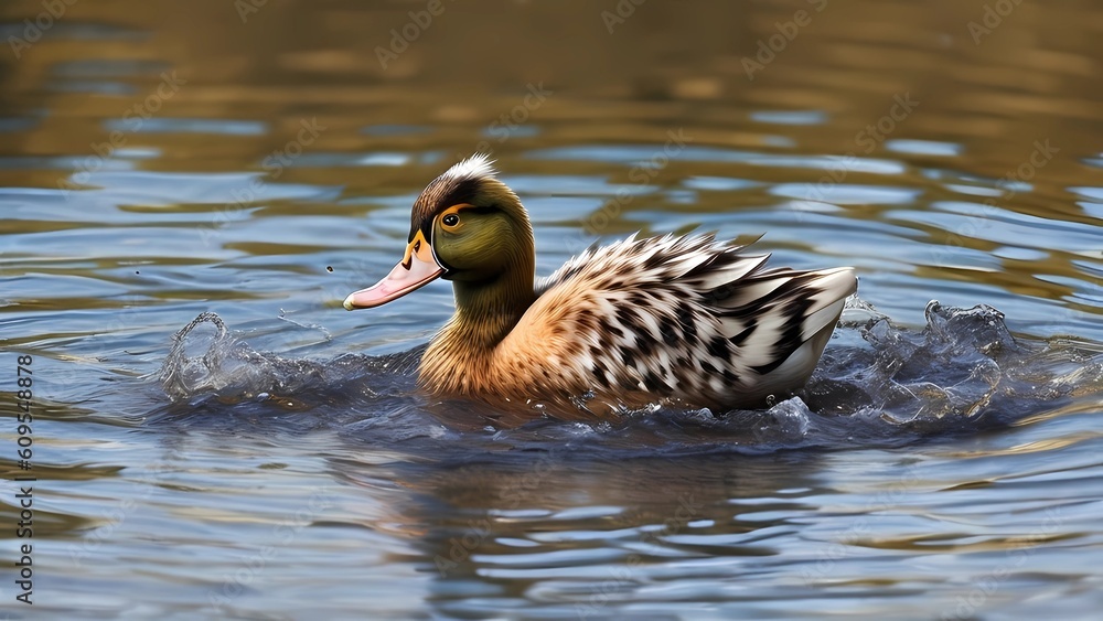 duck on the water duck on the water