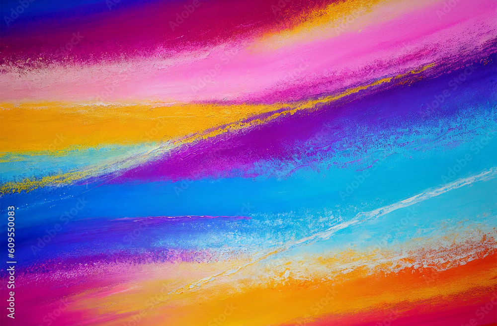 Colorful abstract painted wall background. AI generated Colorful abstract painted wall background. AI generated
