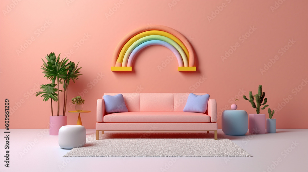 Think outside the box and explore the unconventional with a happy endings minimalist background. Generative IA Think outside the box and explore the unconventional with a happy endings minimalist background. Generative IA