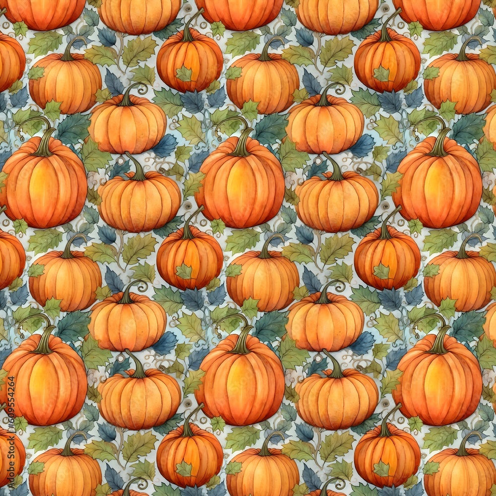 seamless pumpkin parttern seamless pumpkin parttern