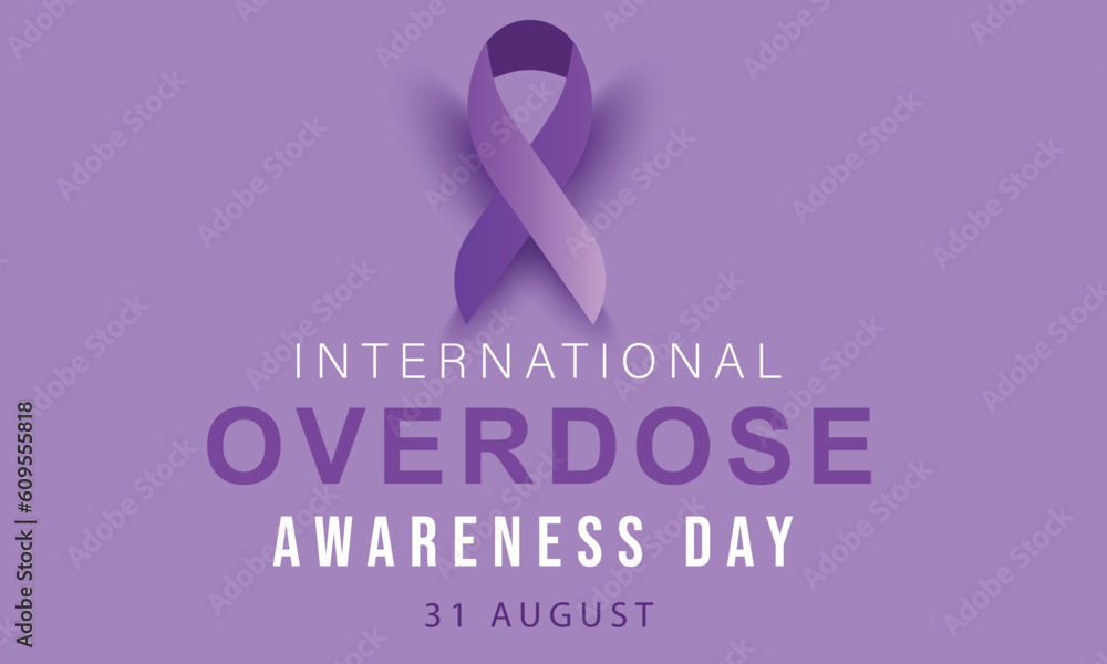 International Overdose awareness day. background, banner, card, poster, template. Vector illustration. International Overdose awareness day. background, banner, card, poster, template. Vector illustration.