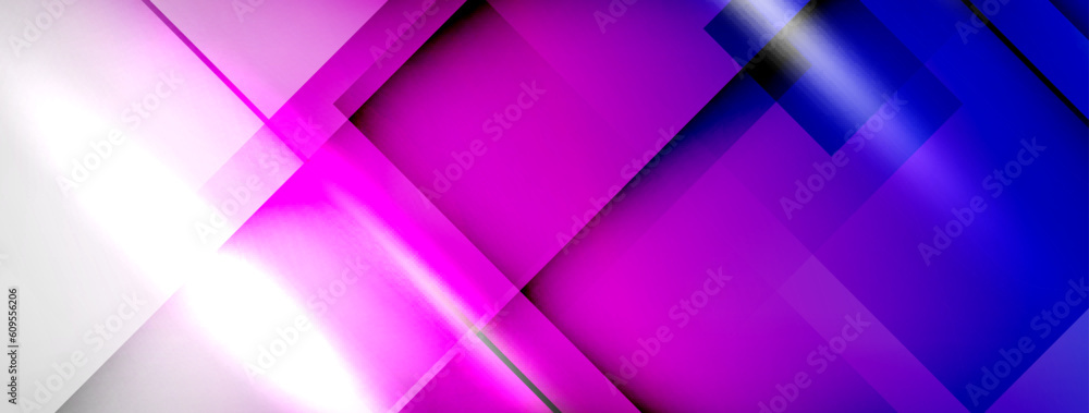 Fototapeta premium Abstract lines geometric techno background layout