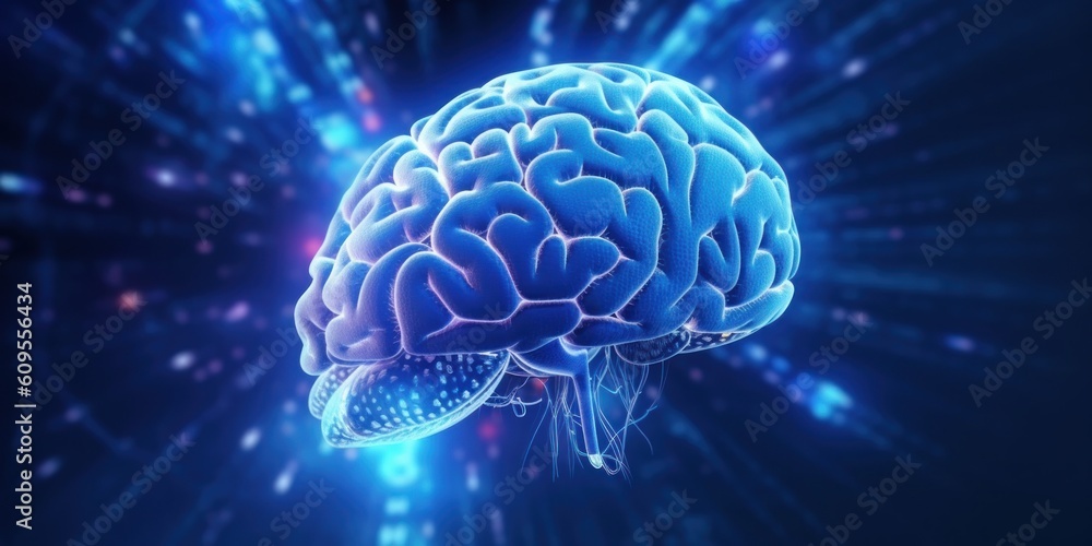 Artificial intelligence Brain, Digital Innovation, Neural networks and Machine Learning. Created With Ai Artificial intelligence Brain, Digital Innovation, Neural networks and Machine Learning. Created With Ai