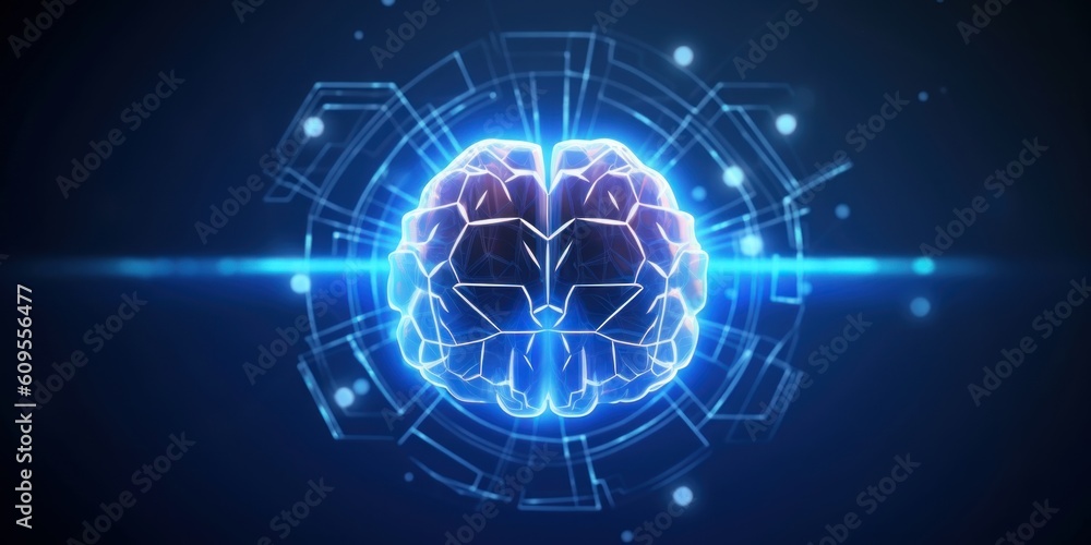 Artificial intelligence Brain, Digital Innovation, Neural networks and Machine Learning. Created With Ai Artificial intelligence Brain, Digital Innovation, Neural networks and Machine Learning. Created With Ai