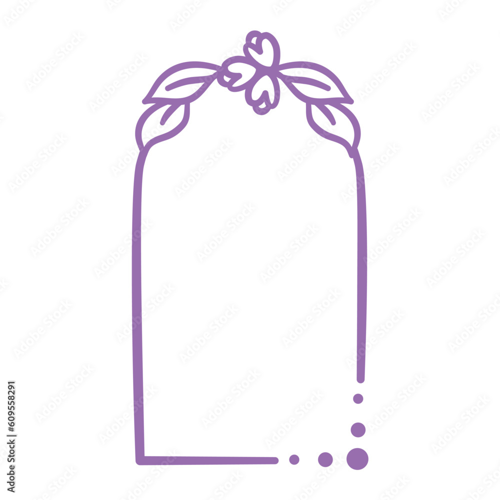Floral Frame Element Floral Frame Element