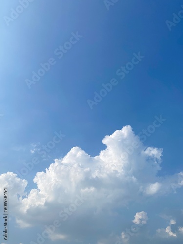 Wall Mural blue sky with clouds