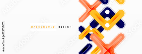 Cross line background minimal geometric template. Design for wallpaper, banner, background, landing page, wall art, invitation, prints, posters