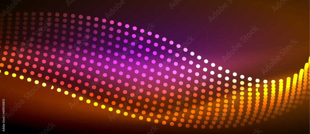 A sleek and stylish design featuring a smooth neon wave glowing against a dark background, perfect for adding a modern and edgy touch to any project A sleek and stylish design featuring a smooth neon wave glowing against a dark background, perfect for adding a modern and edgy touch to any project