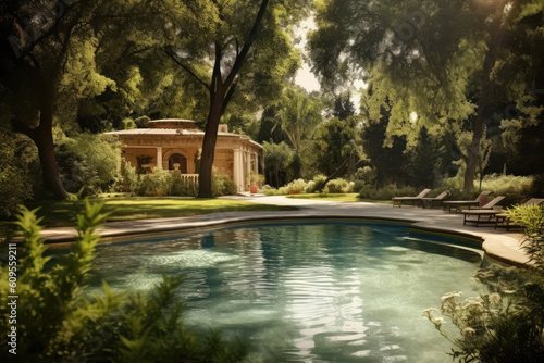Ein schöner Pool bei einer Villa in Italien © Jan
