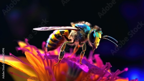 bee on flower © faiz