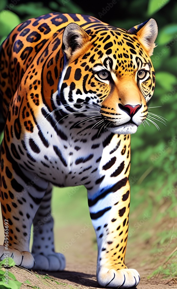 Obraz premium jaguar in the forest