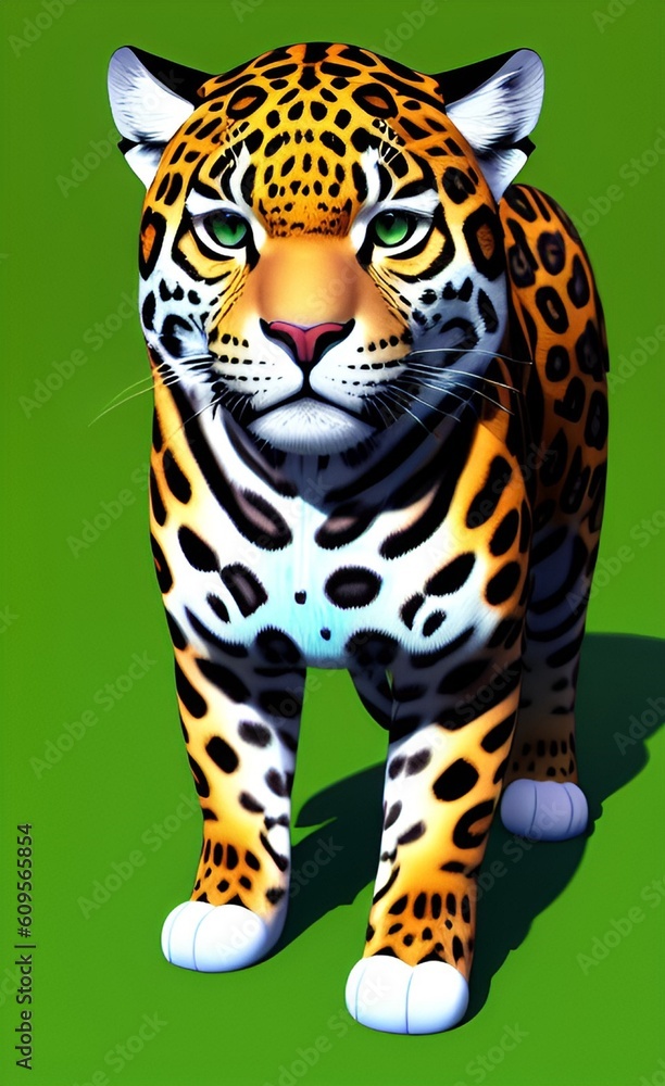 Obraz premium jaguar in the forest