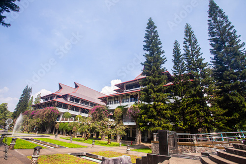 Bandung Institute of Technology (ITB) campus, one of the most famous technology campuses in Indonesia. It is also one of the oldest campuses in Indonesia, located in the city of Bandung, West Java. photo