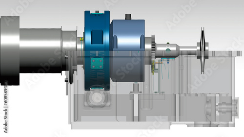 sensor protection turbine 3D illustration