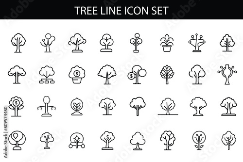 Set of gardening related vector line icons. Premium linear symbols pack. Vector illustration isolated on a white background. Web symbols for web sites and mobile app. Trendy design.