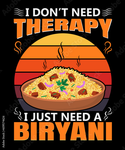 I don't need therapy I just need a biryany