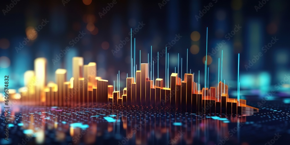AI Generated. AI Generative. Finance stock market forex growth graph analytics. Business market vibe. Graphic Art AI Generated. AI Generative. Finance stock market forex growth graph analytics. Business market vibe. Graphic Art