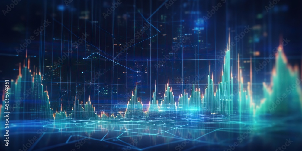 AI Generated. AI Generative. Finance stock market forex growth graph analytics. Business market vibe. Graphic Art AI Generated. AI Generative. Finance stock market forex growth graph analytics. Business market vibe. Graphic Art