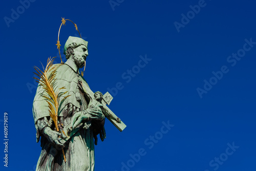 Картината върху платно Saint John of Nepomuk, patron and martyr of Bohemia