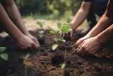 Planting a tree on Earth Day