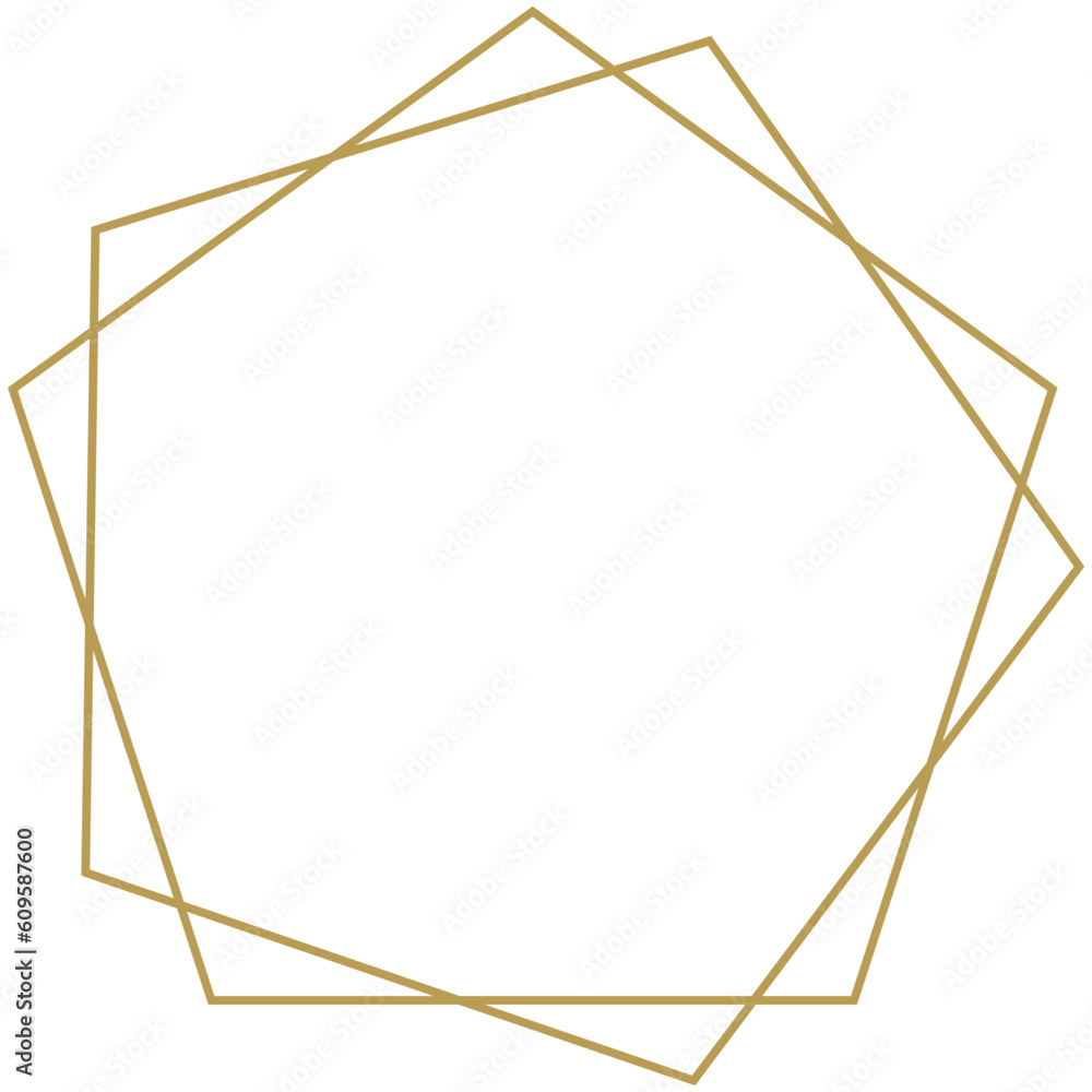 Geometric Frame Outline Geometric Frame Outline