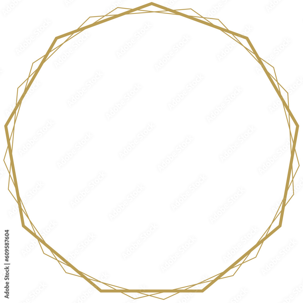 Geometric Frame Outline Geometric Frame Outline