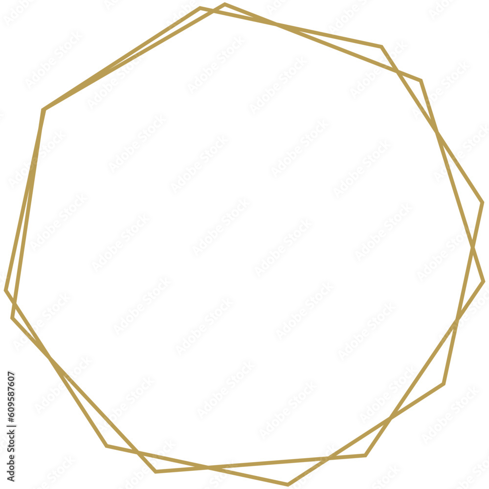Geometric Frame Outline Geometric Frame Outline