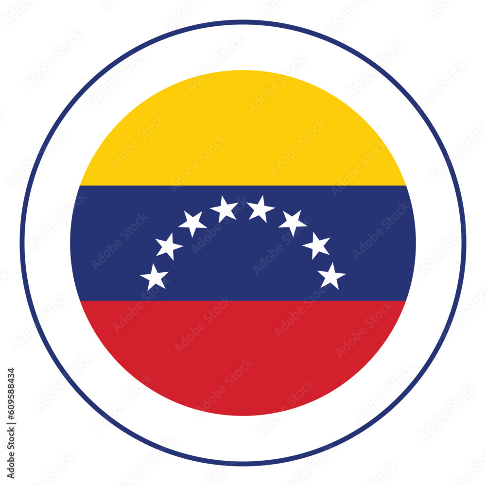 Flag of Venezuela. Venezuela flag in design shape. Flag of Venezuela. Venezuela flag in design shape.