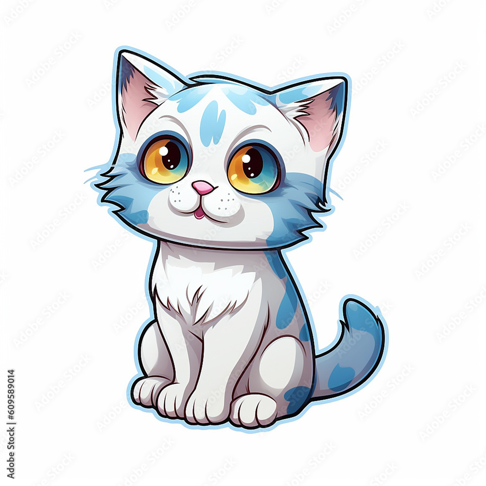 sticker imagecat,logo cat,cute cat cartoon. sticker imagecat,logo cat,cute cat cartoon.