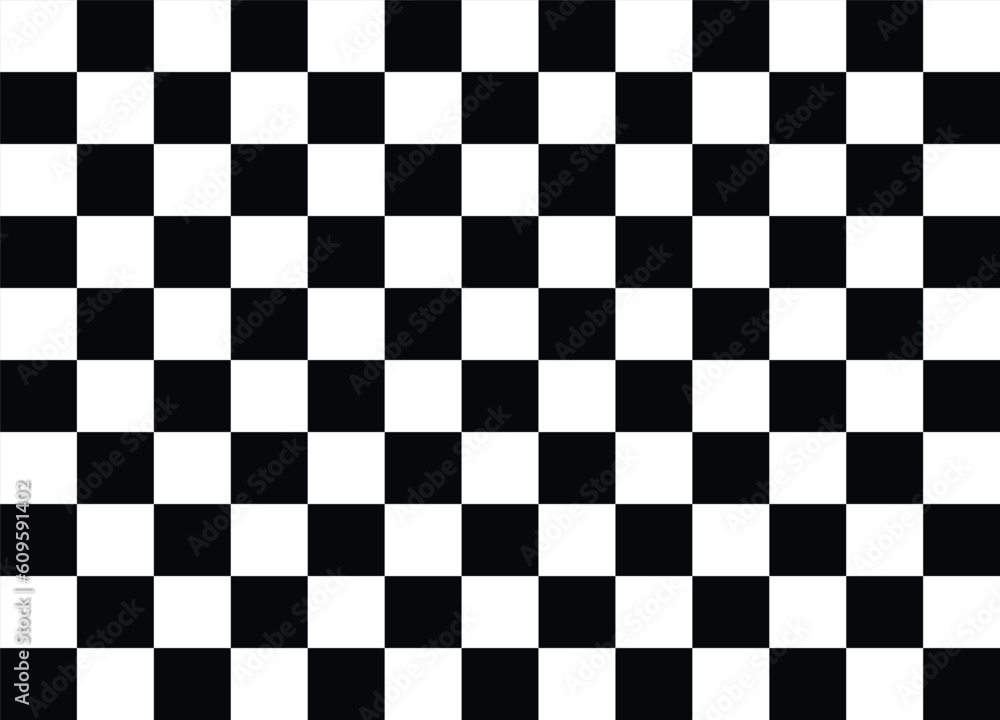 Fototapeta premium black and white checkers board