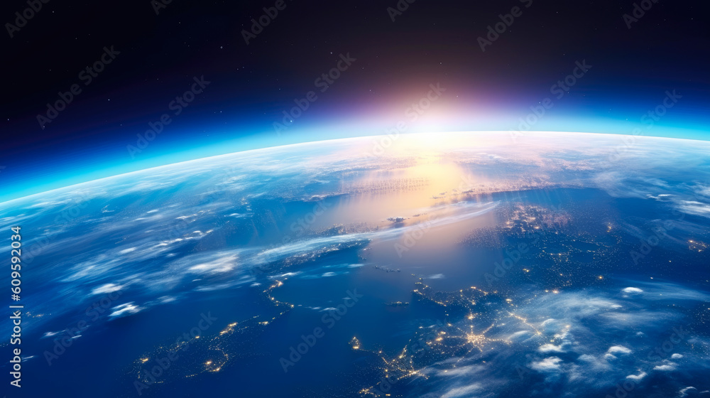 View of Earth from space