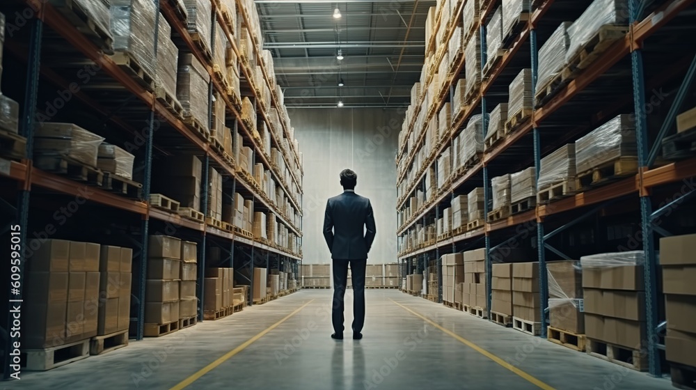 warehouse manager. logistics business. Generative AI. warehouse manager. logistics business. Generative AI.