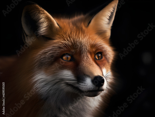 red fox portrait © Robin