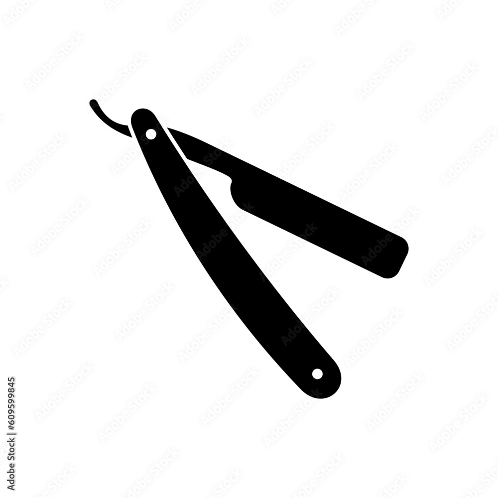 Straight Razor icon vector design templates simple and modern Straight Razor icon vector design templates simple and modern