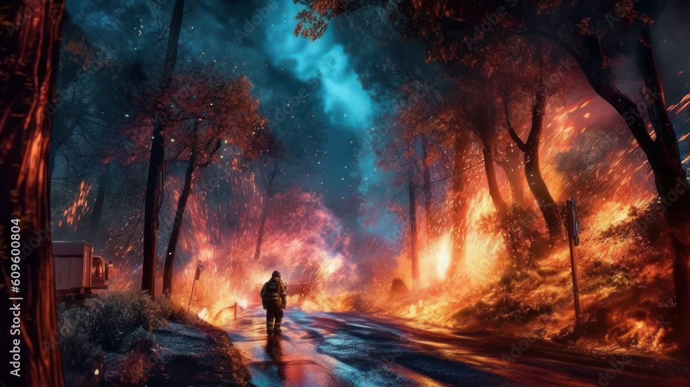 forest fires. Generative AI forest fires. Generative AI