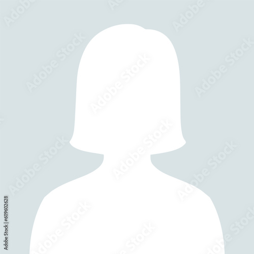 Default Female Avatar Profile Icon, Social Media Chatting Online