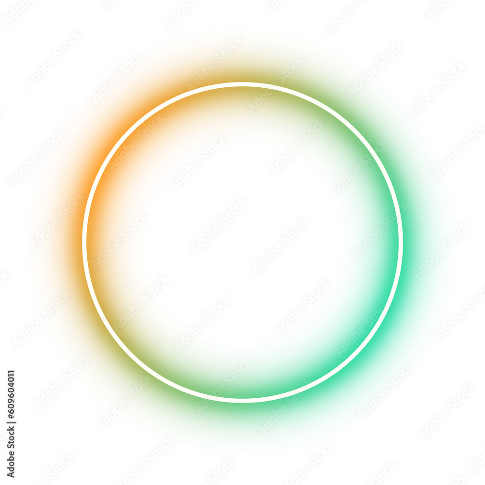 Neon glowing colorful frame. Neon glowing colorful frame.