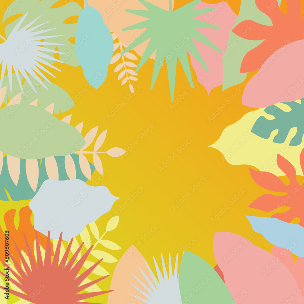 Obraz premium Background design with summer theme