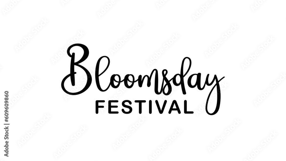 bloomsday festival animation. 4k animated greeting card. gift card. green screen and alpha channel. bloomsday festival animation. 4k animated greeting card. gift card. green screen and alpha channel.