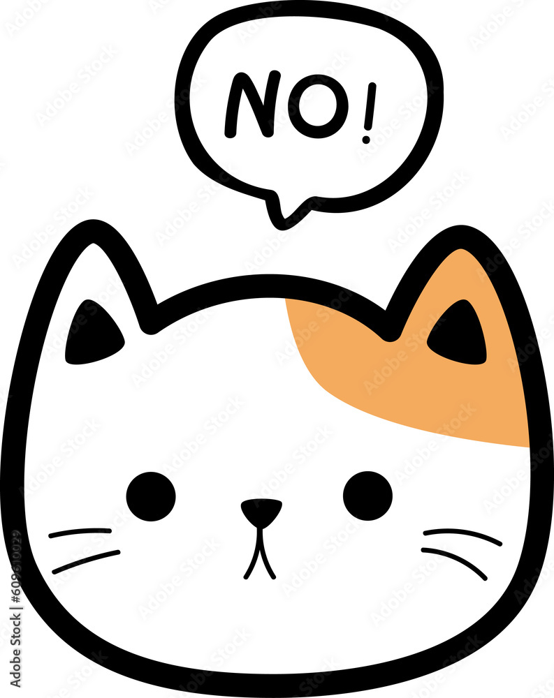 cute cat face flat design cartoon element illustration cute cat face flat design cartoon element illustration