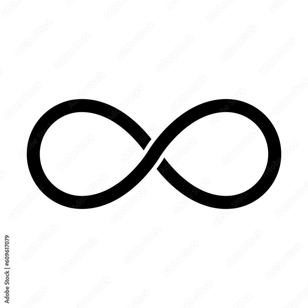 Infinity icon. Unlimited icon. Vector. Infinity icon. Unlimited icon. Vector.