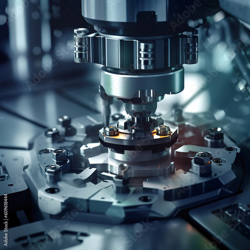 Metallurgy milling plasma cutting of metal CNC Laser engraving. Concept background modern industrial technology.