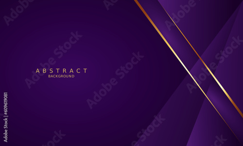 luxury premium purple background and gold line